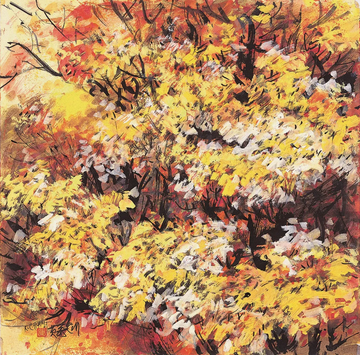 【跨域與融合──黃歌川百歲紀念巡迴展】楓葉飄飄