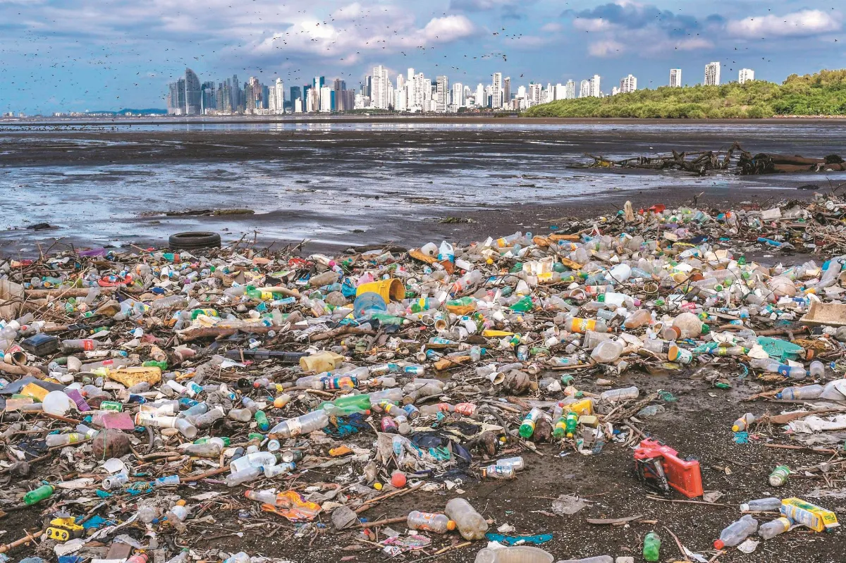 海灘垃圾榜首 一次性塑膠包裝