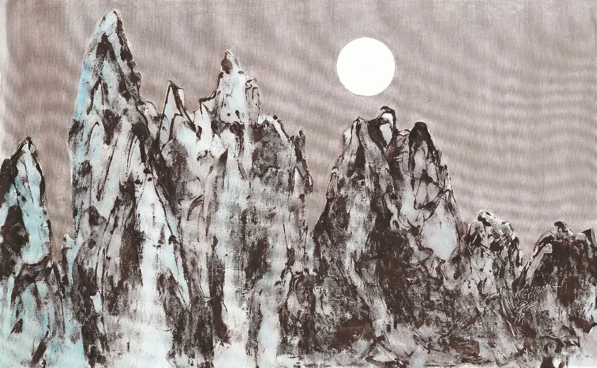 【跨域與融合──黃歌川百歲紀念巡迴展】明月掛山頭