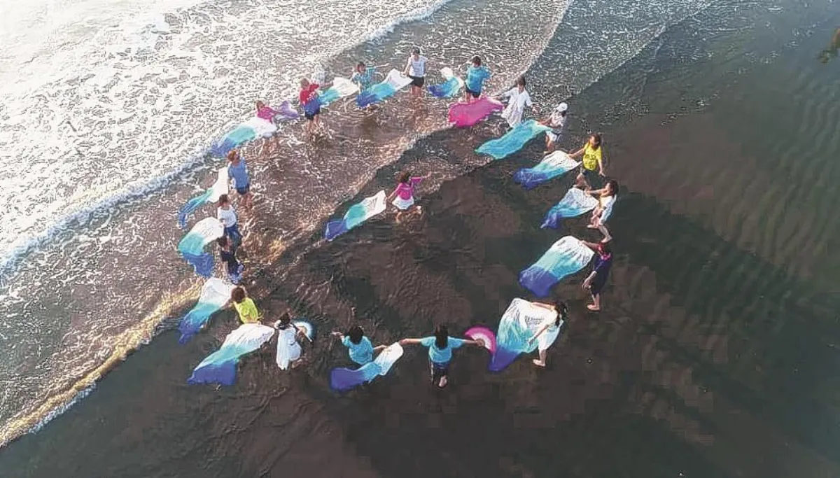 保存壽島文史 空拍踏浪美景