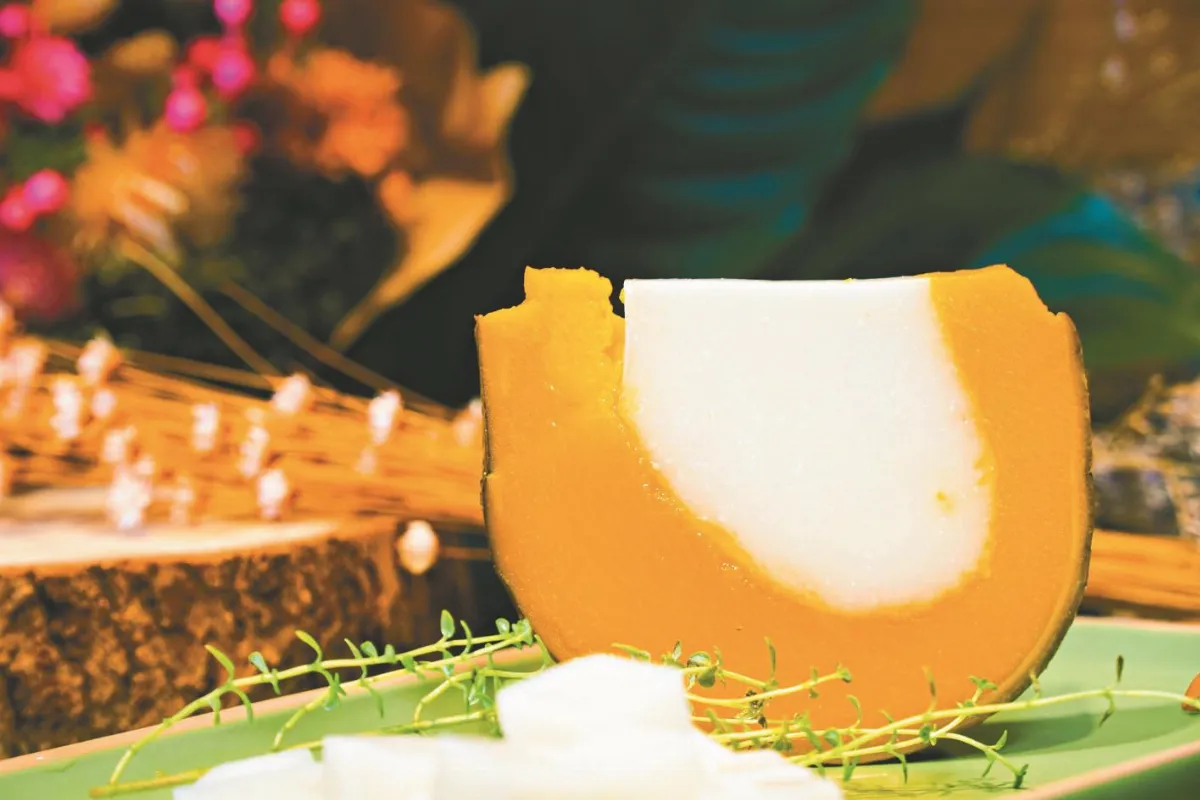 南瓜杏仁凍  低卡甜點助美白