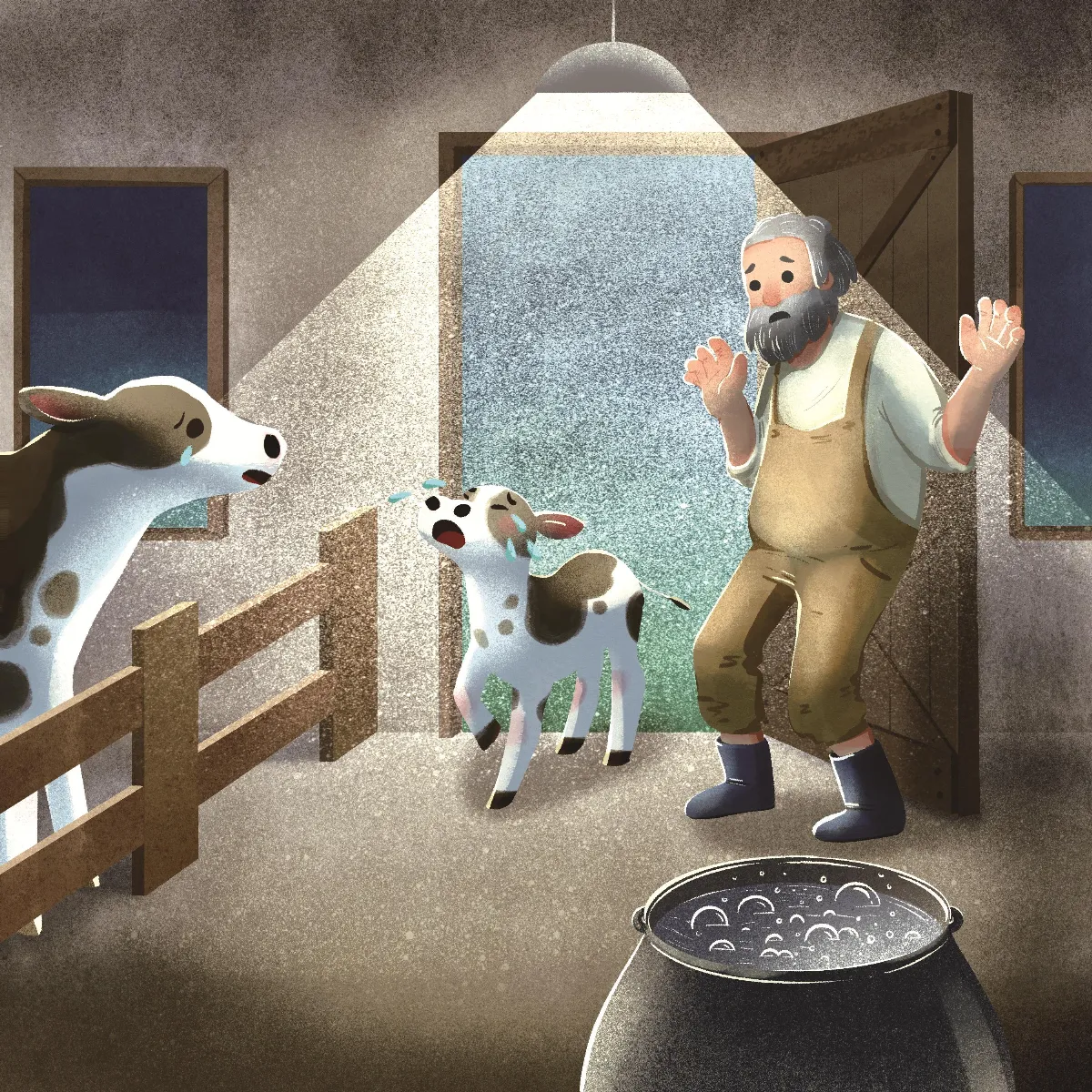 【徐謙．物猶如此】 犢排戶