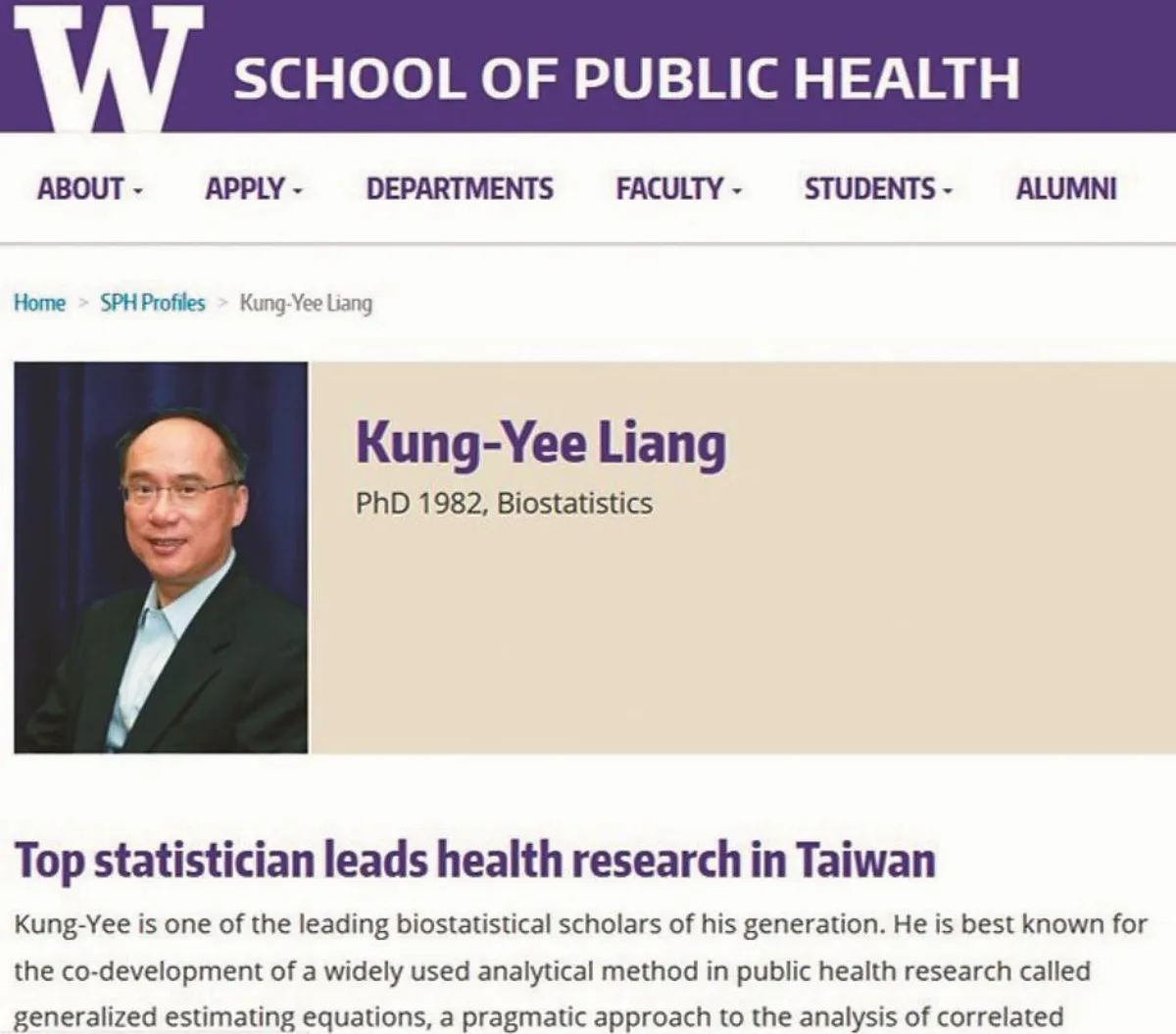 50大改變創造者 國衛院院長梁賡義 獲國際肯定