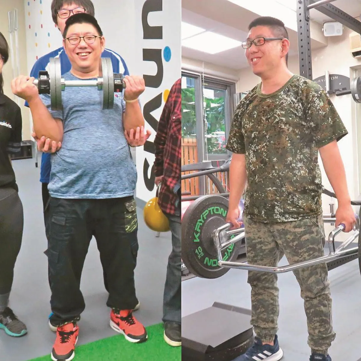 重訓甩大肚腩 身障者變陽光型男