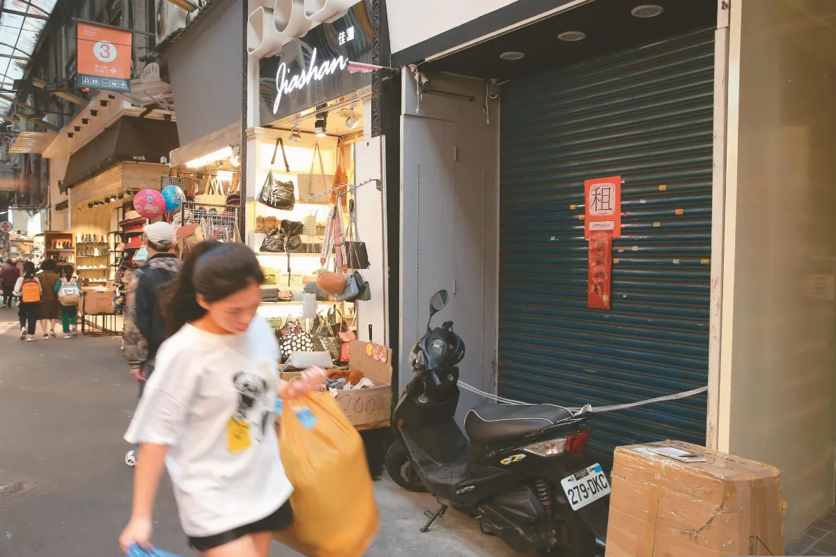 五分埔商圈 冷寂蕭條