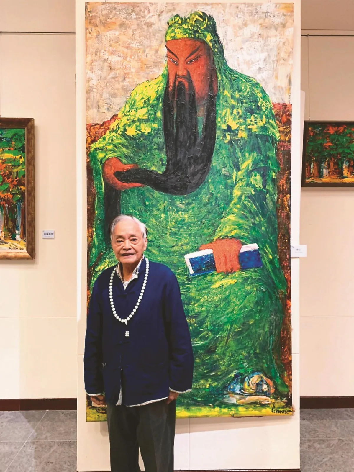 教身障作畫 柳松清28年不悔