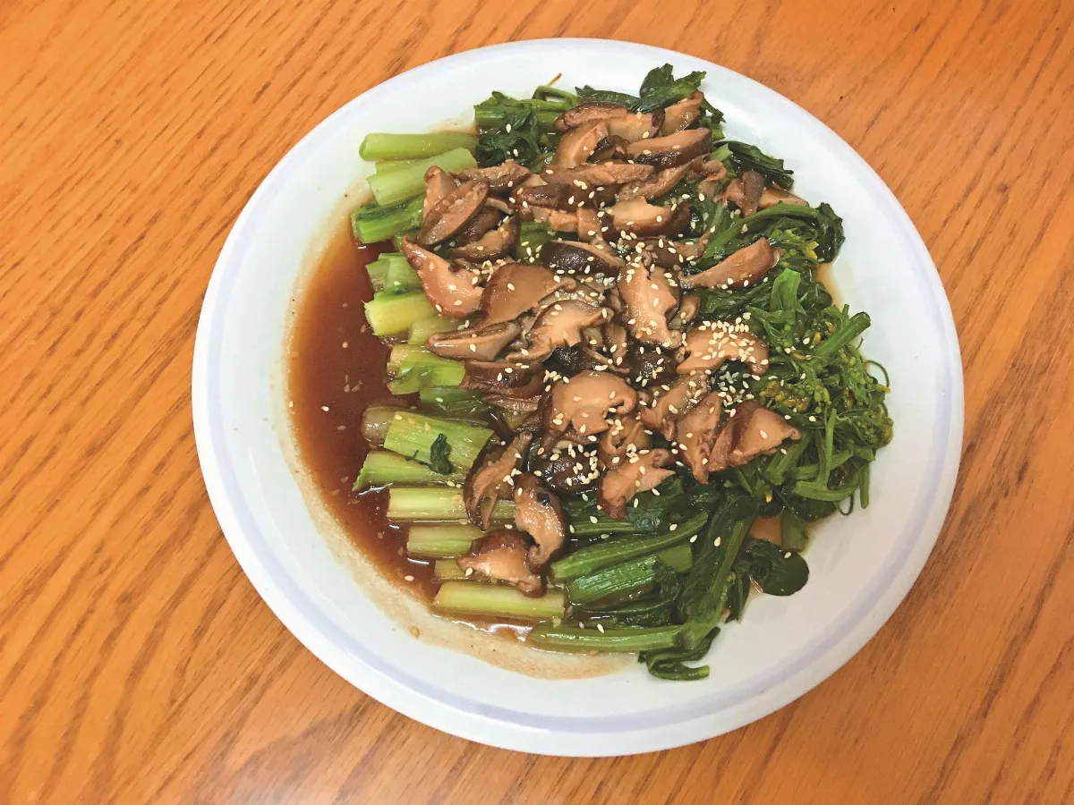 我的私房菜 10分鐘汆燙油菜飄香