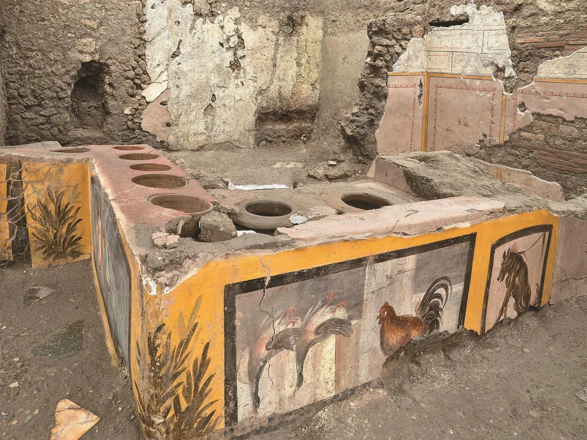 2千年小吃攤出土 菜單用畫的