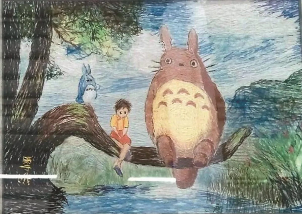 飛針走繡展 繡與畫完美結合