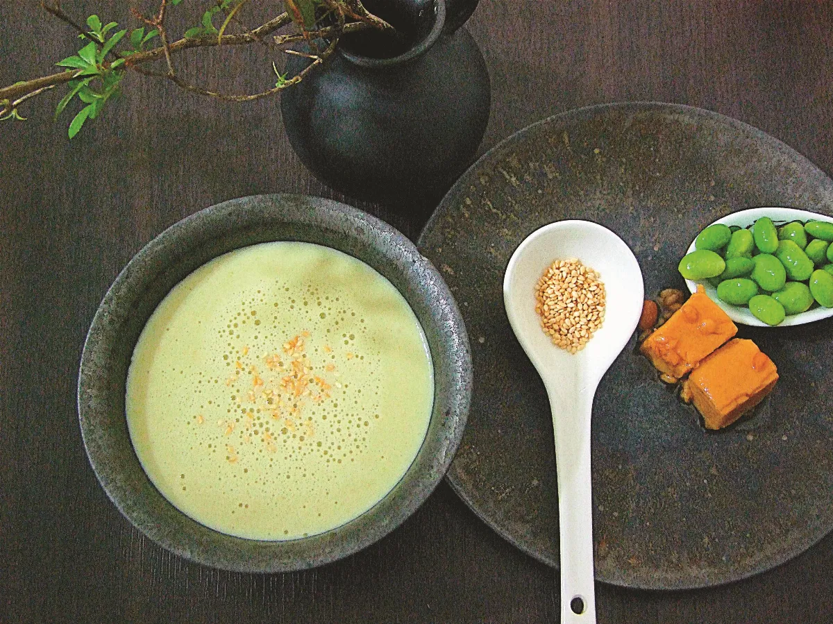 蘭音齋 中式起士毛豆湯