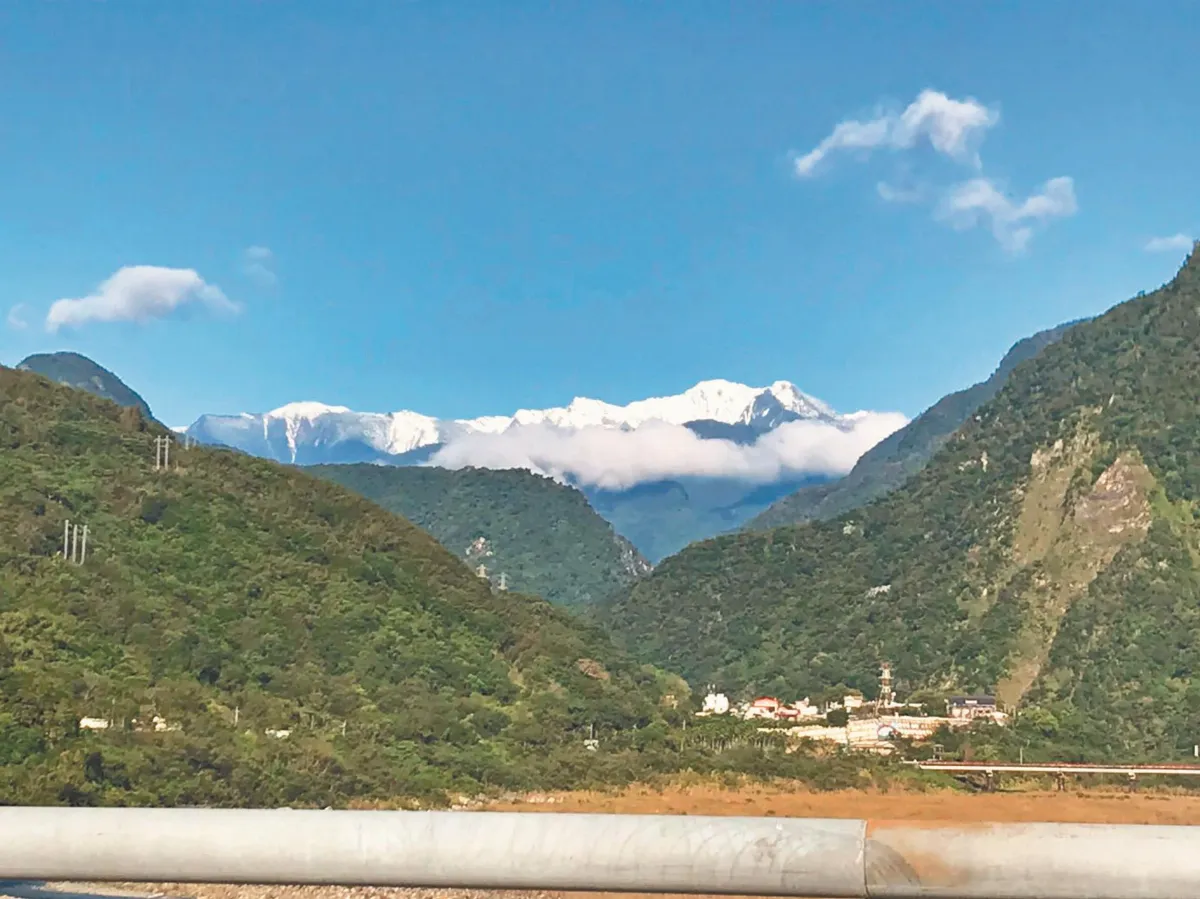 花蓮奇萊山 浮世繪雪景