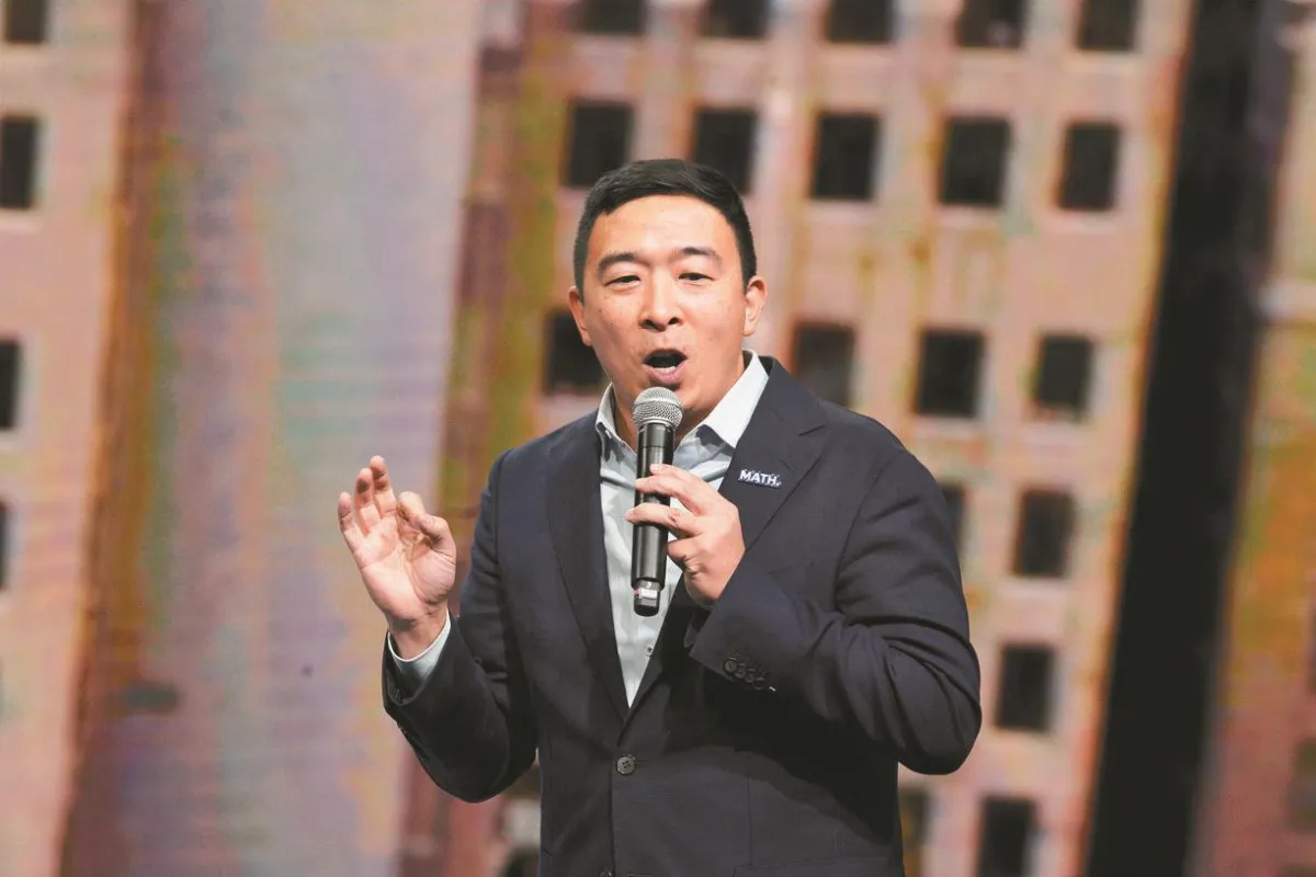 台裔楊安澤 宣布參選紐約市長