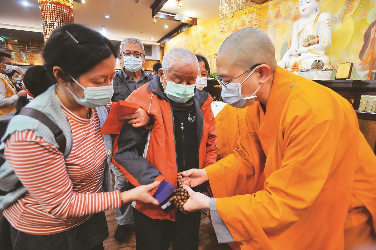 蘭陽別院皈依典禮 慈悲入心田