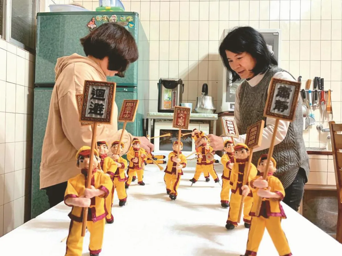 元宵遶境公仔 新港奉天宮展示
