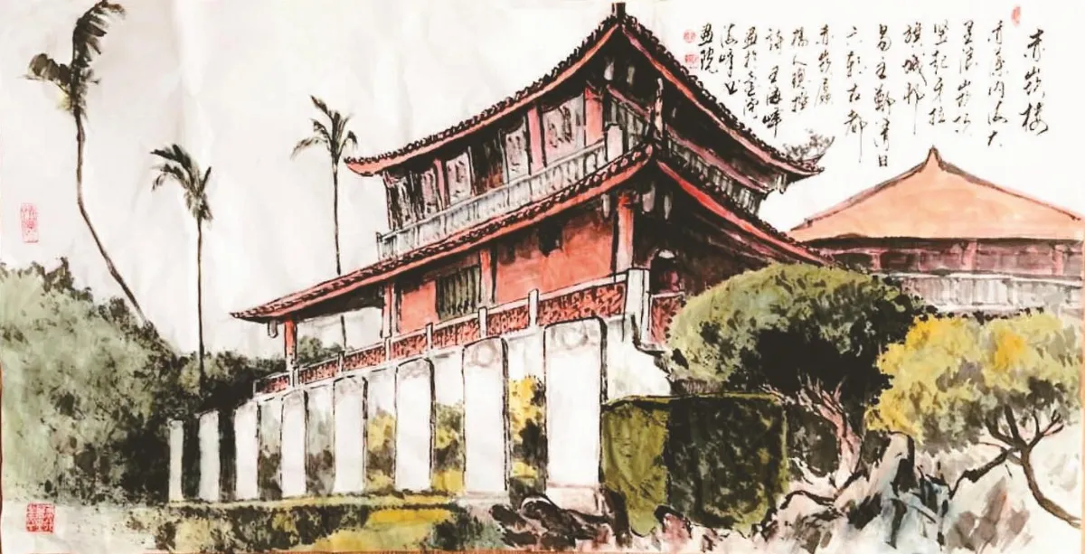 為古蹟作畫 留府城文化底蘊
