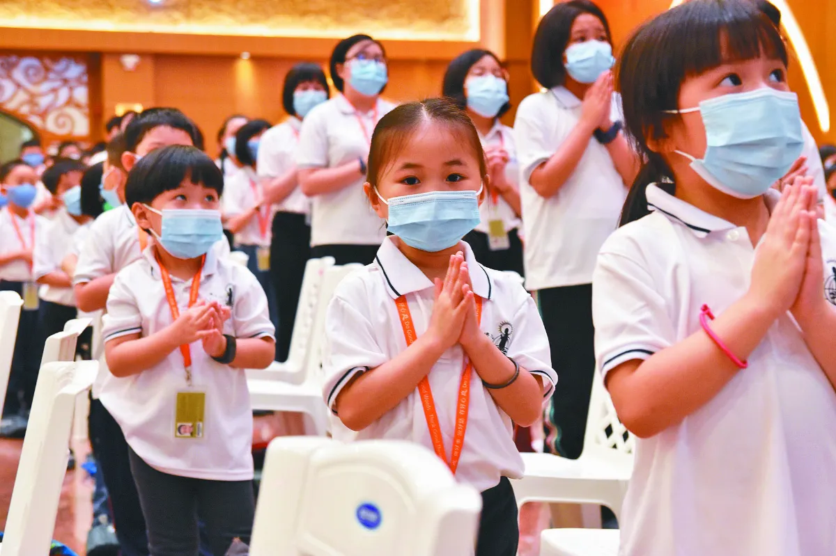 新馬寺開學禮 與佛相約行三好