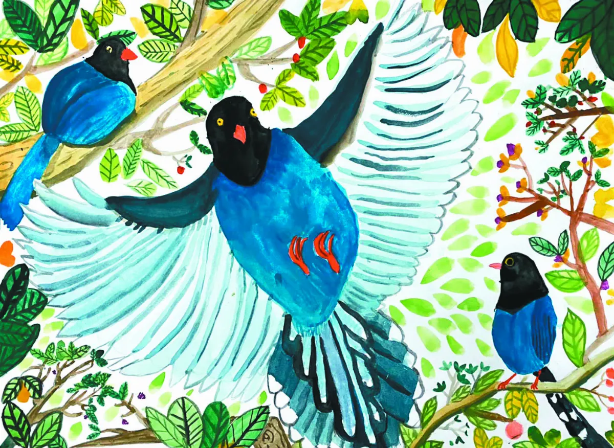 快樂塗鴉簿 展翅高飛