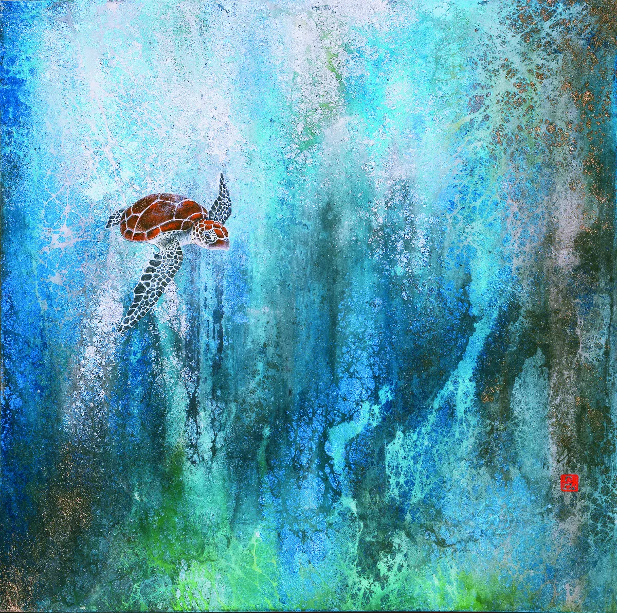 【心畫──葉旻碧創作展】覓菩提