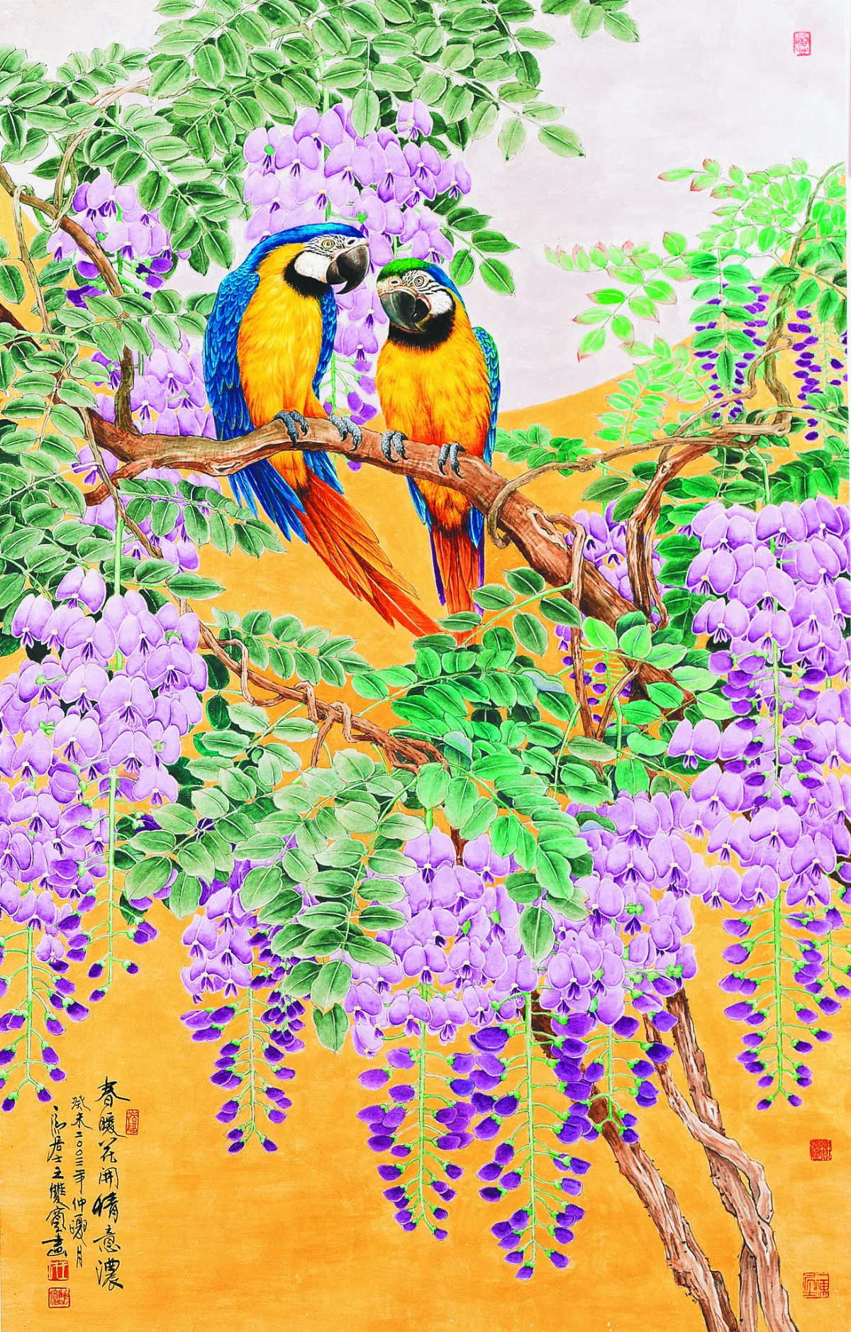 【寬鼎畫語】春暖花開情意濃