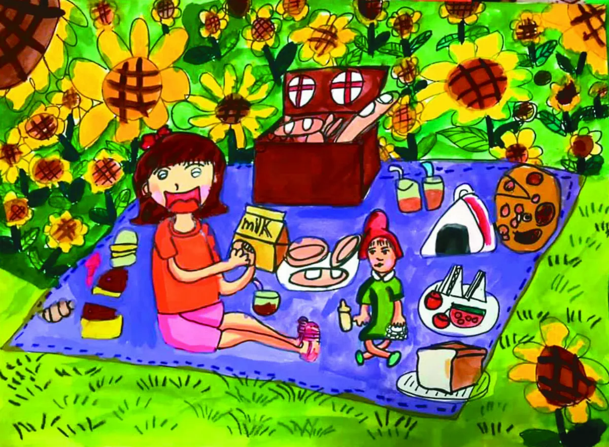 快樂塗鴉 簿 我的野餐時刻