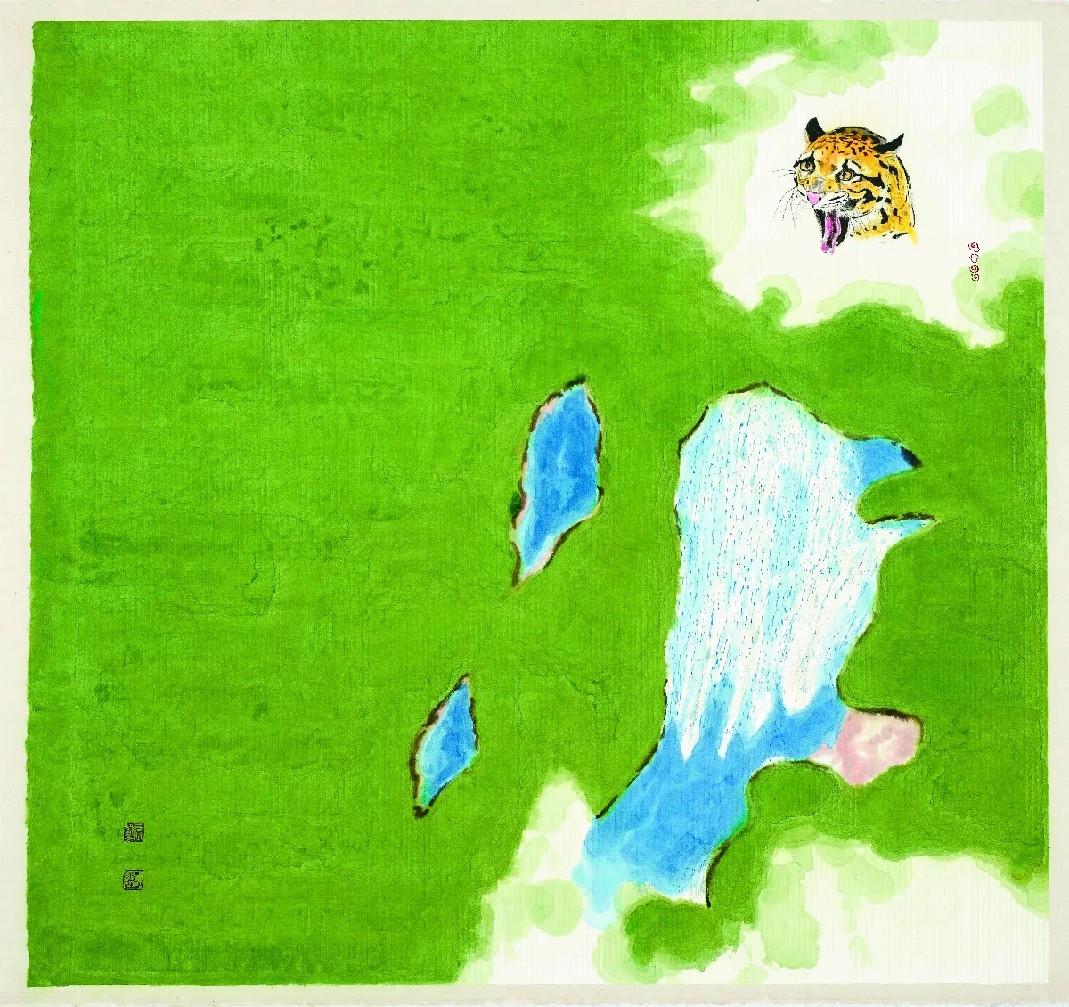 浮世畫框 台灣雲豹回來了──李賢文彩墨創作展