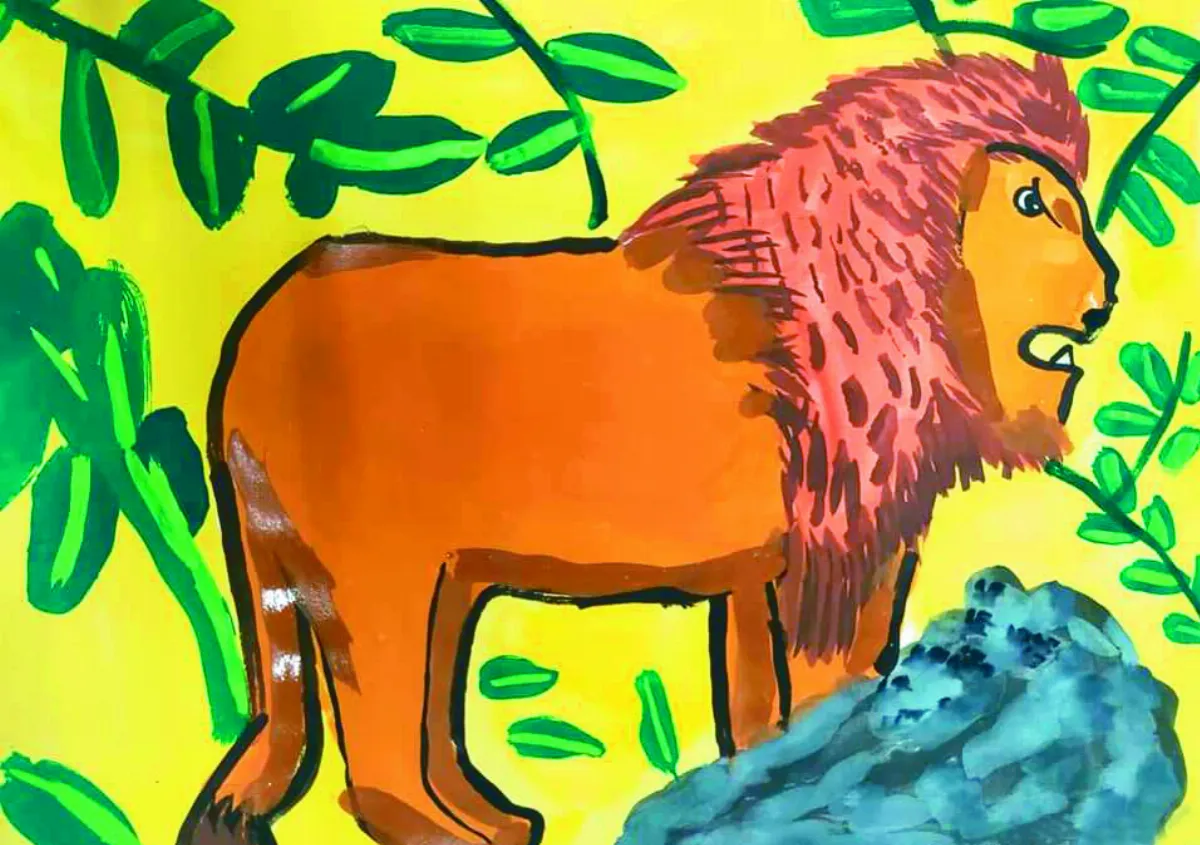 快樂塗鴉簿 獅子王