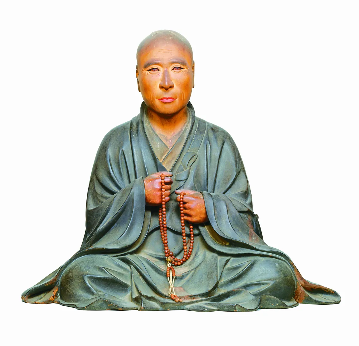 京都明惠上人坐像 內部藏卷軸