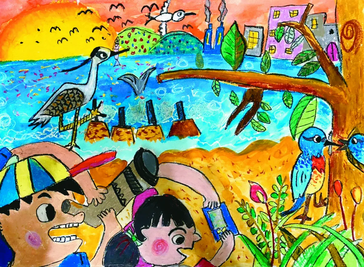 快樂塗鴉簿 金門慈湖之美