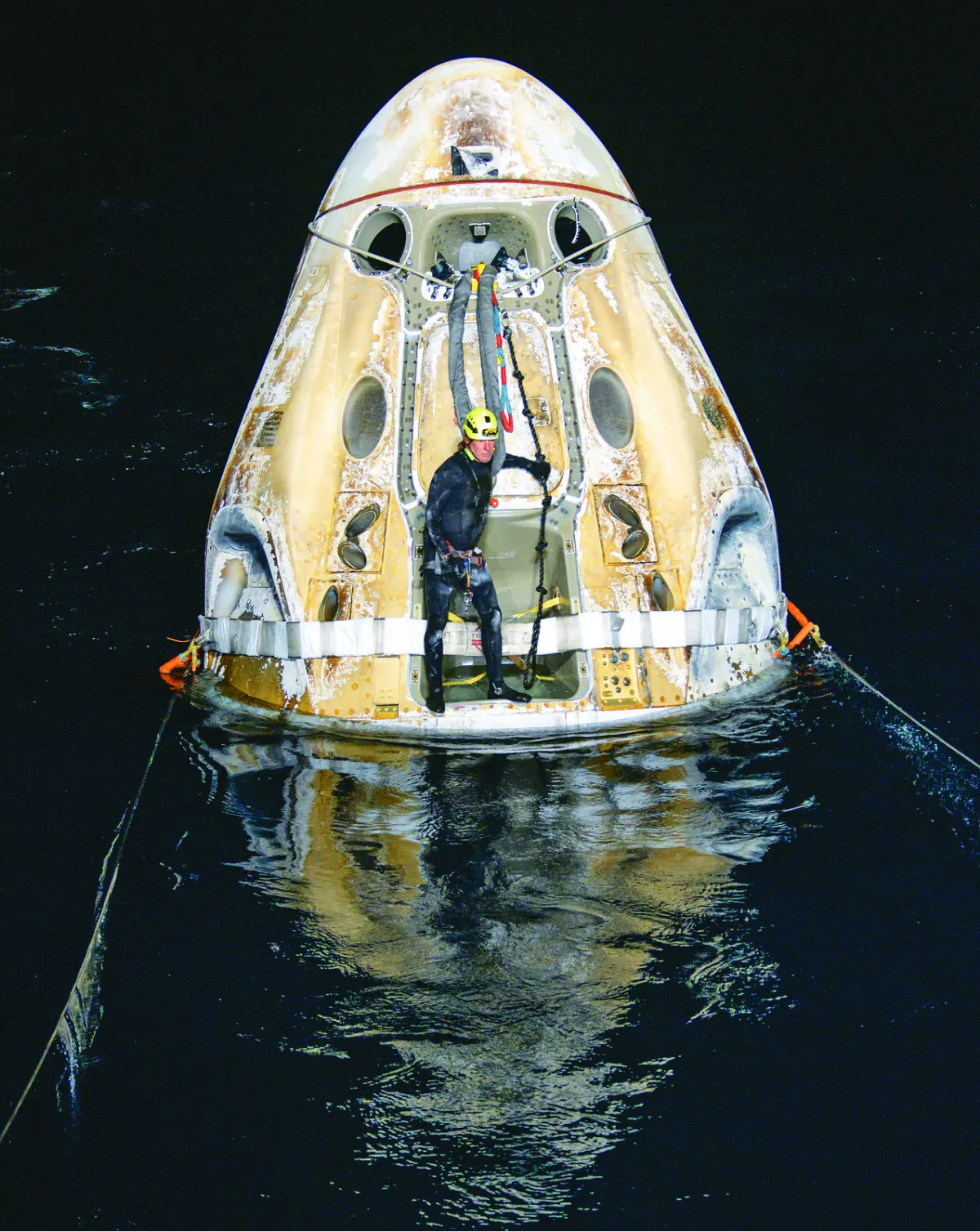 4太空人搭SpaceX 成功返地球