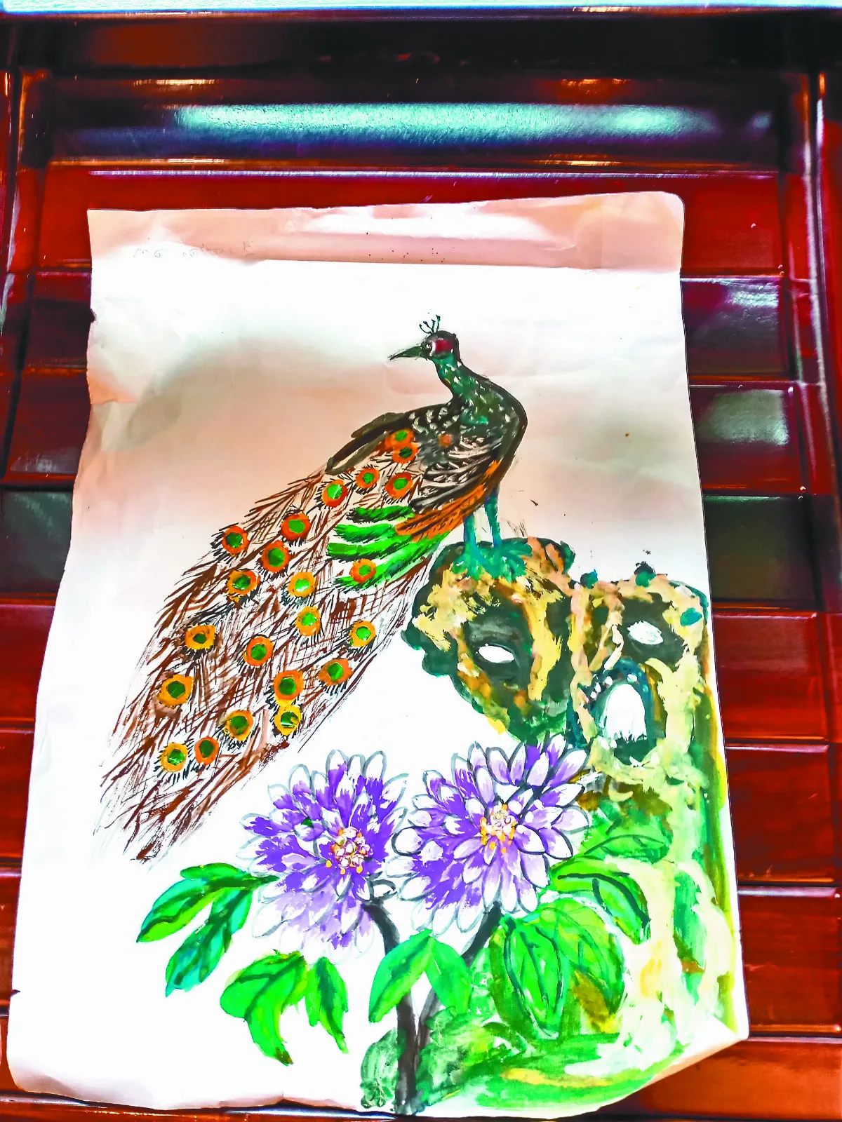 林黃勸義賣畫作 行善到老