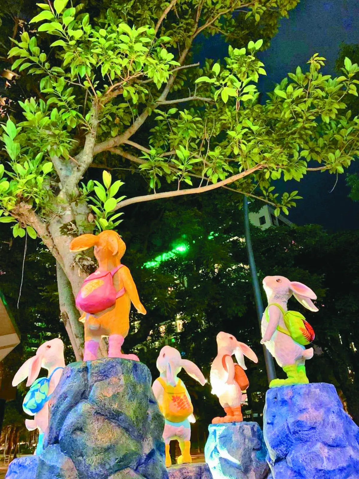 礁溪轉運站 幾米兔迎賓