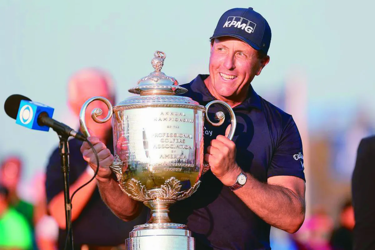 PGA錦標賽封王 米克森 最年長大滿貫賽贏家