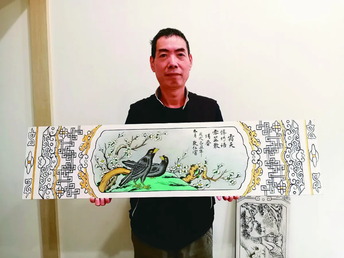 為廟宇彩繪 傳達眾善奉行