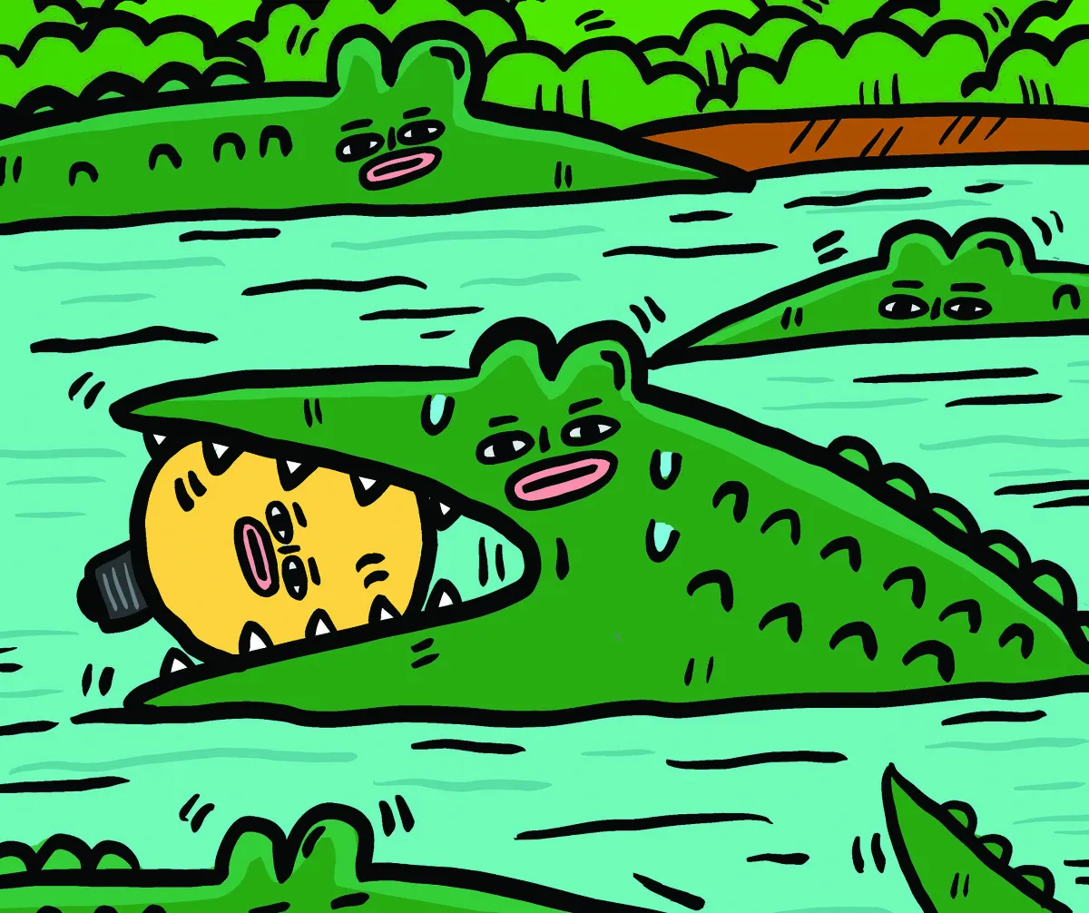燈泡塞嘴裡會拿不出來