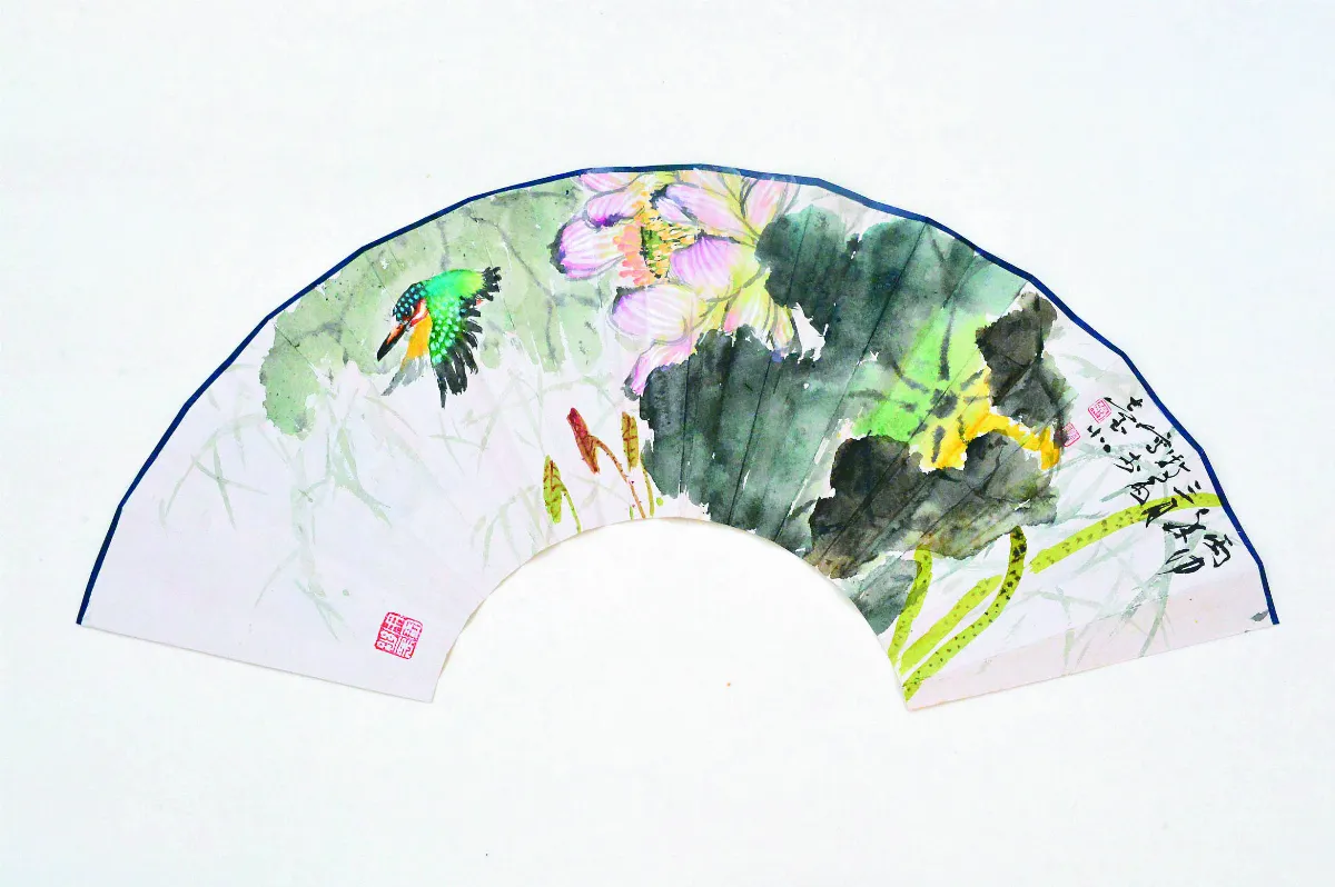 遊藝筆記 十二月令花卉 六月荷花 下