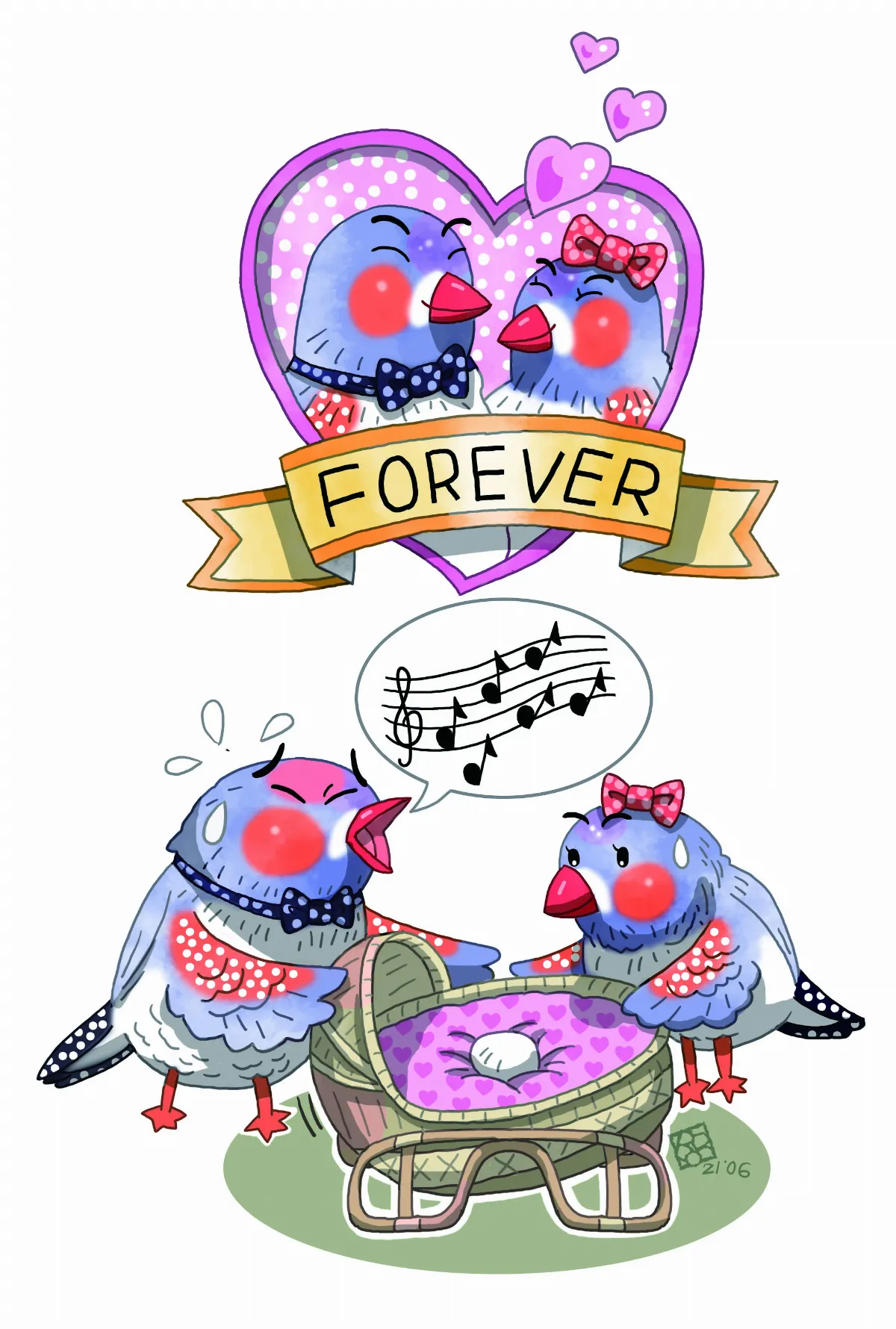 鳥如何在大熱天胎教？