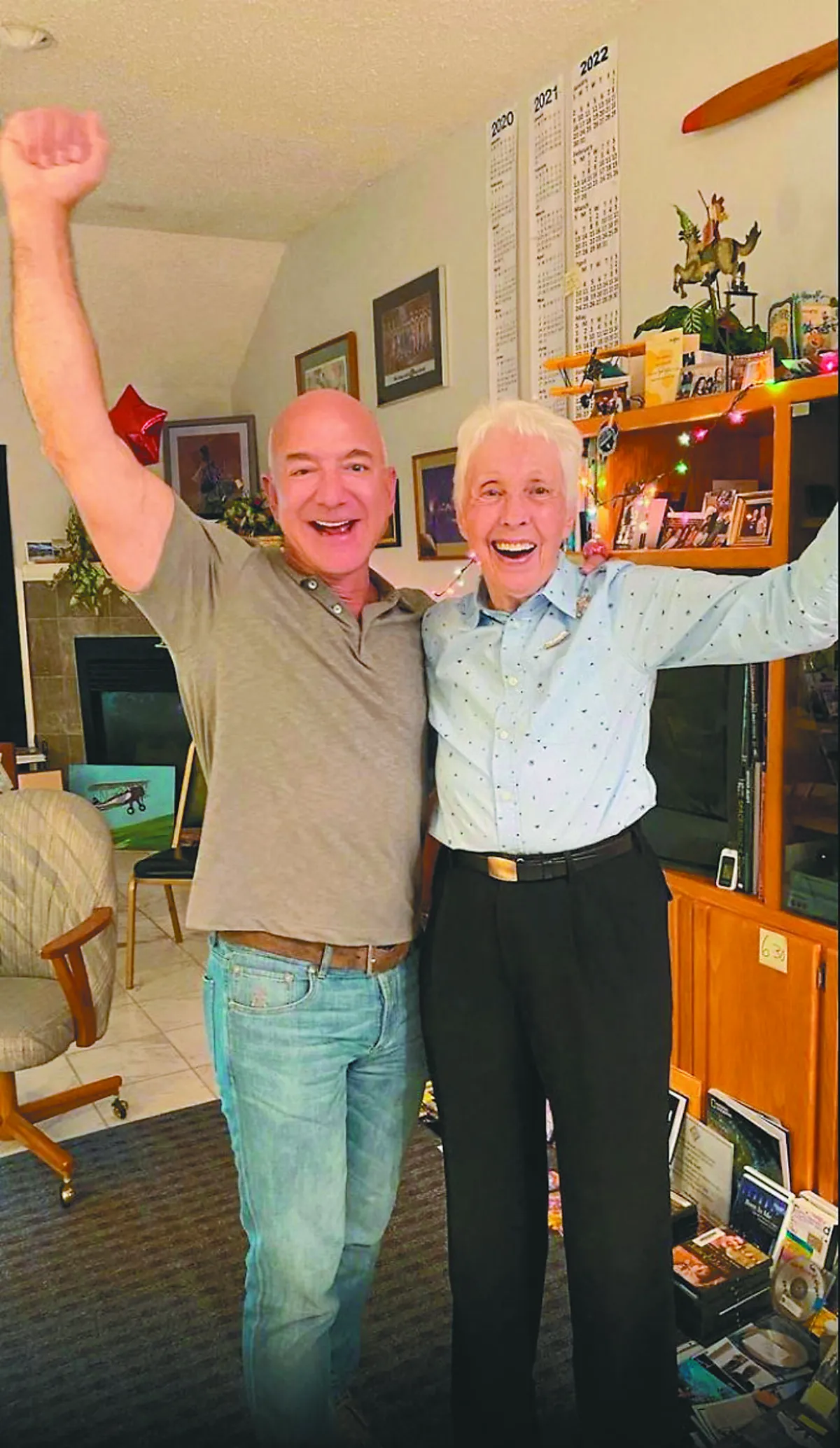 60年前曾受培訓 卻因性別鎩羽 82歲阿嬤 將與貝佐斯同飛太空