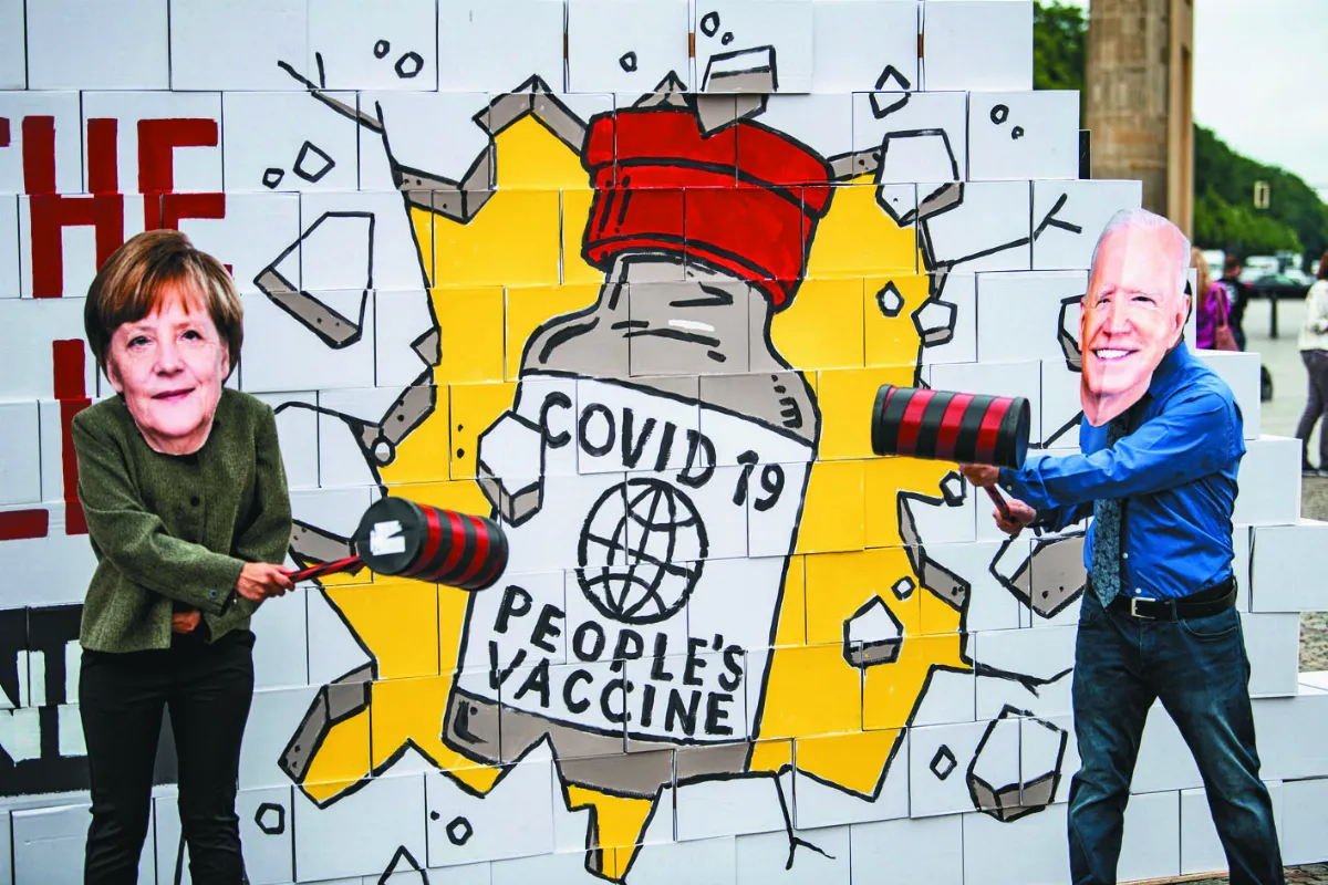 拜登晤梅克爾 發表華盛頓聲明