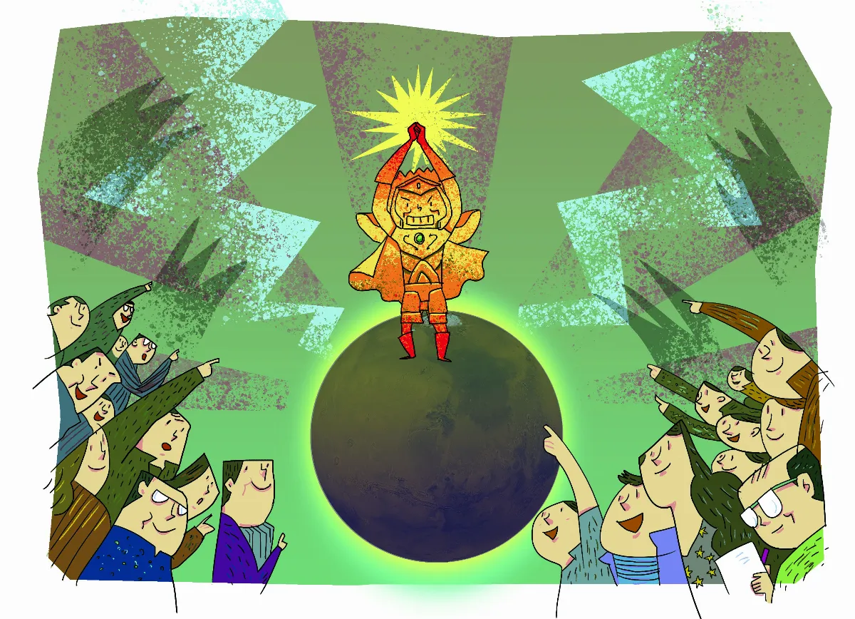 科學尬新聞 極光首現火星 強烈太陽風吹拂
