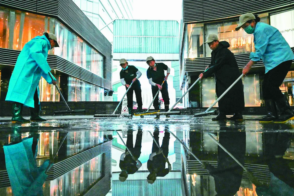 平均雨量多9成 北京成澤國