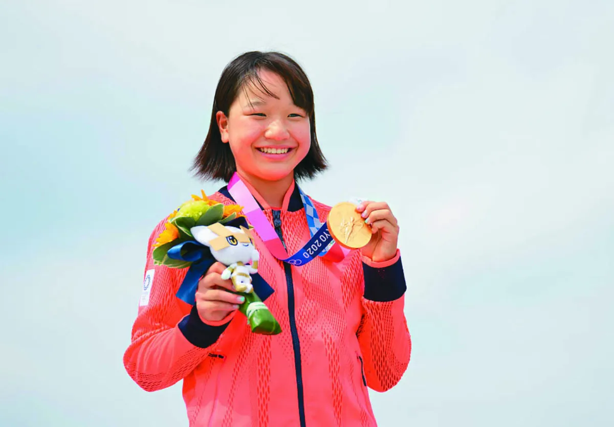 滑板 日本最年輕 13歲西矢椛摘金