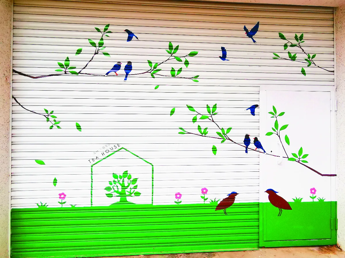 生活快門 花鳥拉門