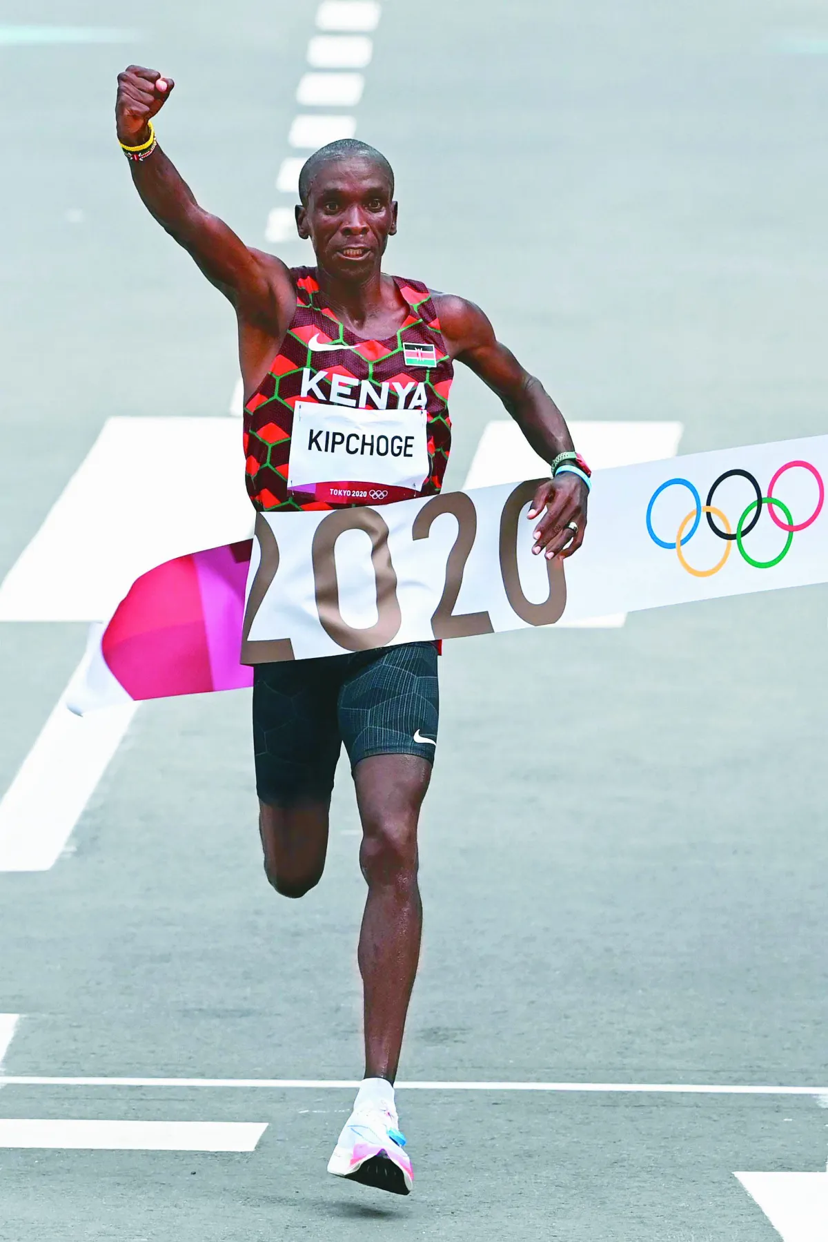 田徑 史上第3人  基普柯吉馬拉松連霸