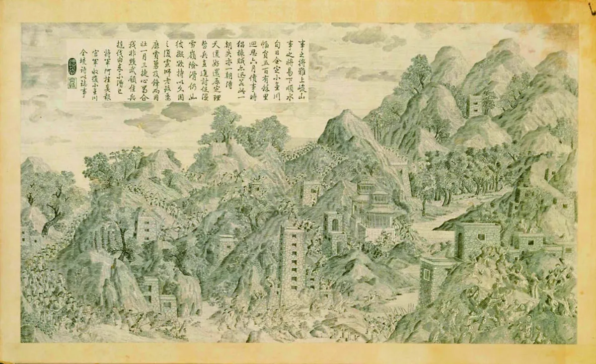 法國代工第一套 乾隆銅版戰圖 故宮南院展出