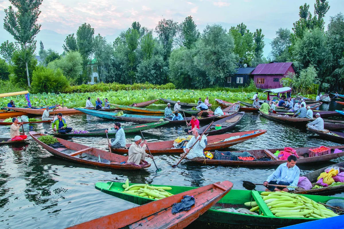 高海拔水上市場