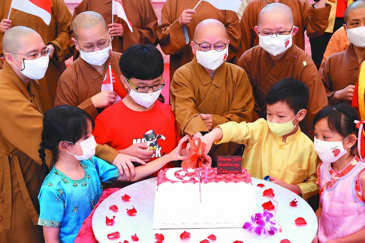 新加坡國慶 佛光人虔誠祈福