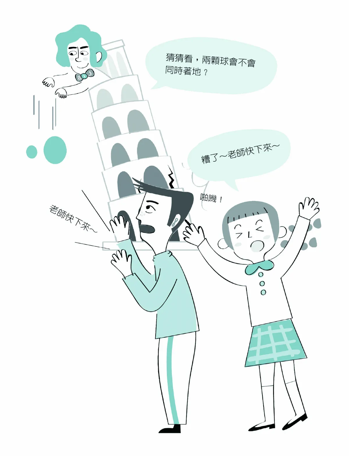 科學 哪裡來        東西 愈重掉愈快?