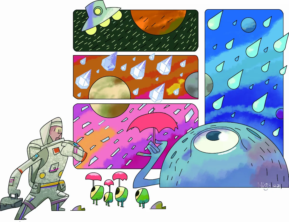 科學尬新聞 當外星球下雨時 海王星會下鑽石雨？