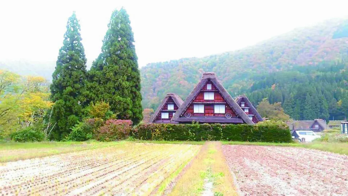 印象旅人 合掌村的3連屋