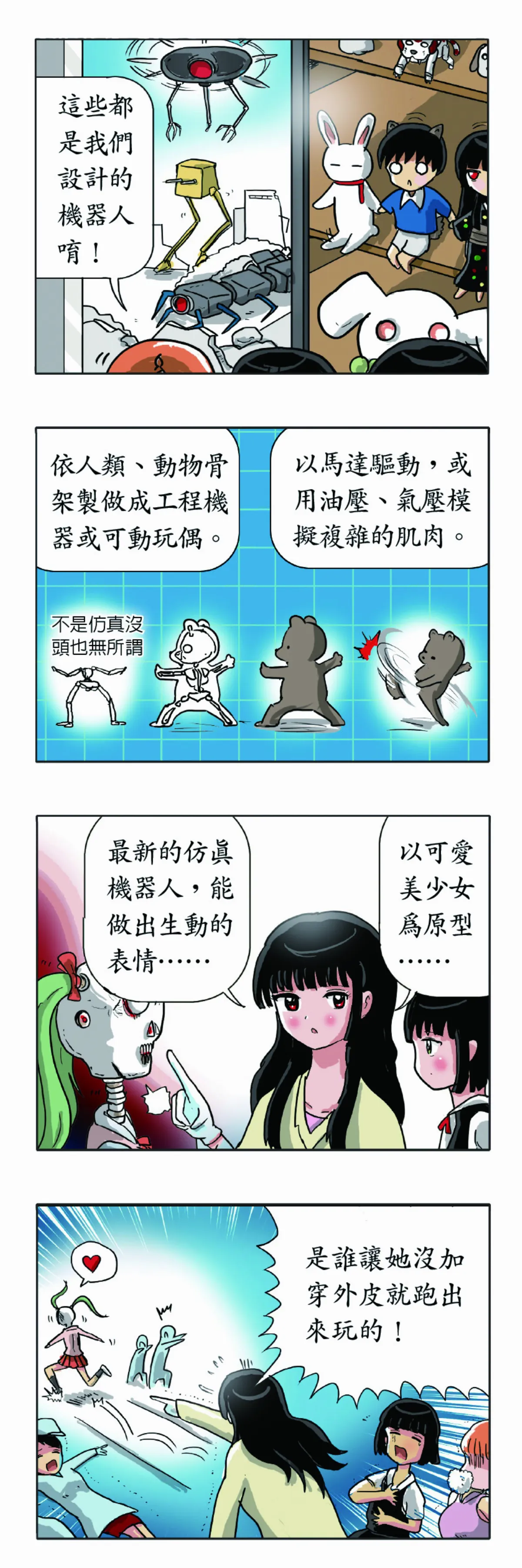 科學研究部 仿真機器人